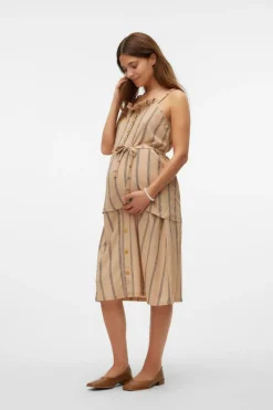 Mamalicious Top de alças maternity cru New