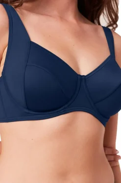 Triumph Top de biquíni com aro azul Fashion