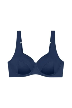 Triumph Top de biquíni com aro azul Fashion