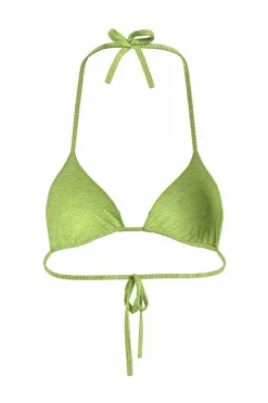 Calvin Klein Top de Biquíni de Triângulo verde New