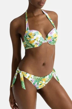 Dorina Top de biquíni push-up verde New