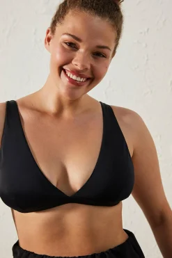 Penti Top de biquíni triangular preto Best