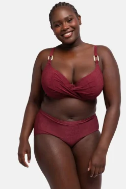 Dorina Top de biquíni vermelho estampado Best
