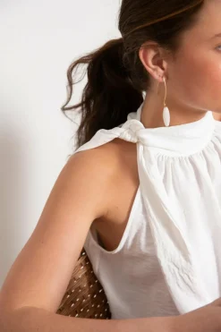 Cul Sac Top Mónaco Branco Discount