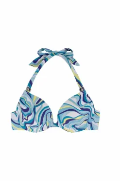 Dorina Top Push up da série DELMONICO de azul New