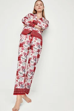 Gisela T-shirt com estampado africano branco Online