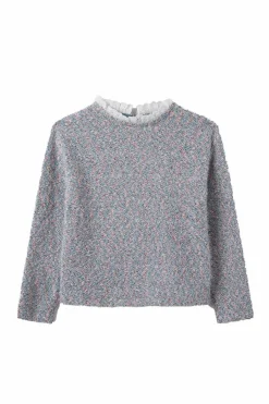 Springfield Kids T-shirt de gola rufo para menina azul Sale