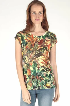 Brave Soul T-shirt de manga curta estampada estampado Clearance