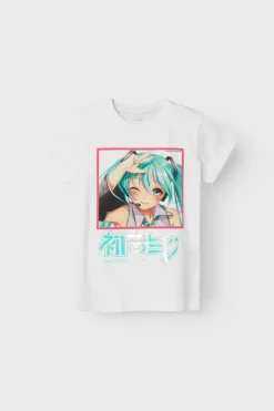 Name it T-shirt de menina branco Discount