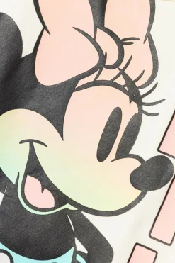 Name it T-shirt manga curta menina Minnie Mouse branco Clearance