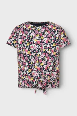 Name it T-shirt menina estampado flores azul Hot