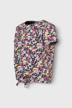 Name it T-shirt menina estampado flores azul Hot