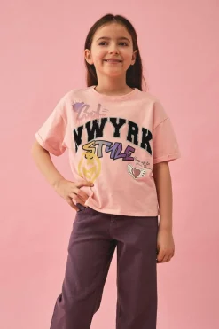Name it T-shirt menina HAPPY rosa Discount