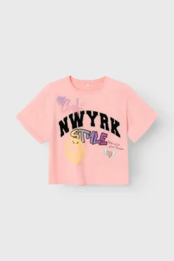 Name it T-shirt menina HAPPY rosa Discount