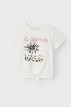 Name it T-shirt menina manga curta branco New