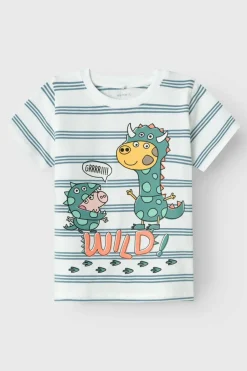 Name it T-shirt menino Peppa Pig branco Hot