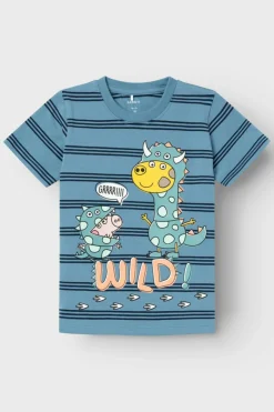 Name it T-shirt menino Peppa Pig azul Discount