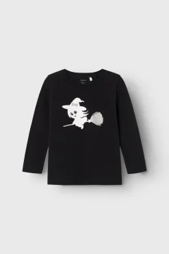 Name it T-shirt mini de menina preto Outlet