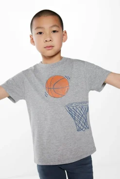 Springfield Kids T-shirt print basket menino cinzento Sale