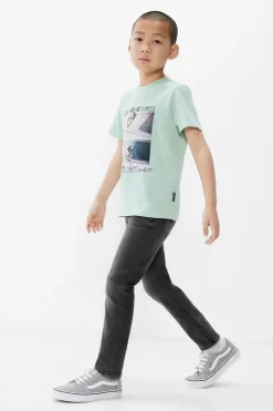 Springfield Kids T-shirt print "no limits" menino verde Online