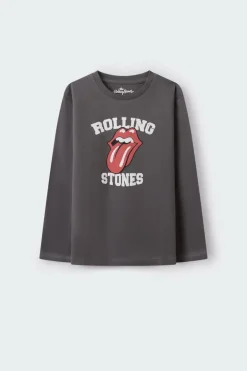Springfield Kids T-shirt Rolling Stones menino cinzento Fashion