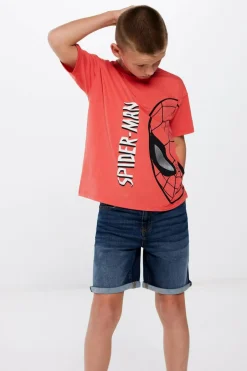 Springfield Kids T-shirt Spiderman menino estampado Best