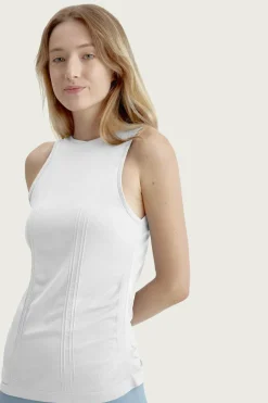 Born Living Yoga T-shirt Ustra Tank Top Stone Blue branco Fashion