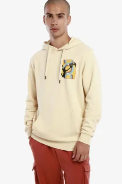Kappa Valter Sweatshirt com capuz bege Online