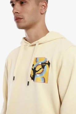 Kappa Valter Sweatshirt com capuz bege Online