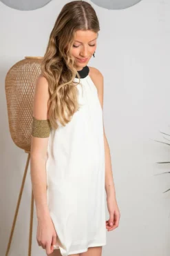 Cul Sac Vestido Barcelona Marfim bege Online