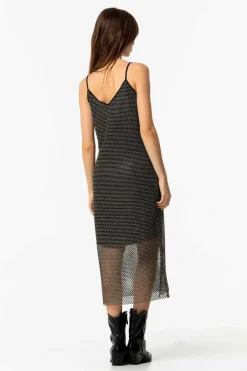 Tiffosi Vestido Comprido de Grelha com Lúrex Sale