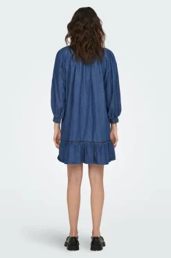 Only Maternity Vestido curto descontraído azul Fashion