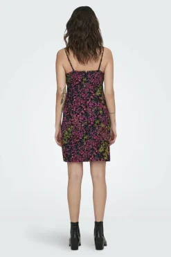 Only Maternity Vestido curto estampado maternity azul New