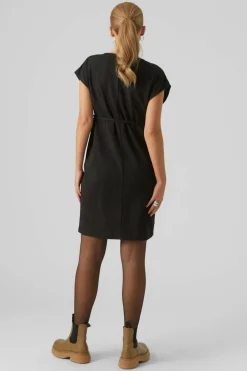Mamalicious Vestido curto estilo blazer maternity preto Sale