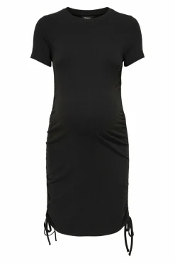 Only Maternity Vestido curto maternity franzido preto Hot