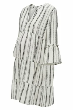 Only Maternity Vestido curto péplum maternity branco Discount