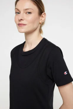Champion Vestido de mulher preto Sale