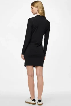 Pieces Vestido malha Tricotado preto Fashion