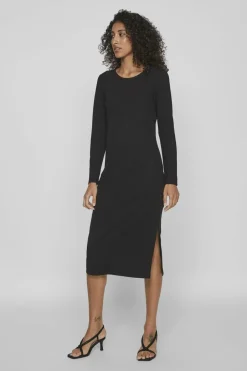 Vila Vestido midi Preto Best