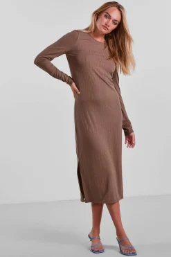 Pieces Vestido midi básico Online