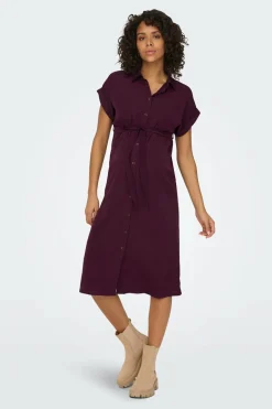 Only Maternity Vestido midi camiseiro maternity rosa Best