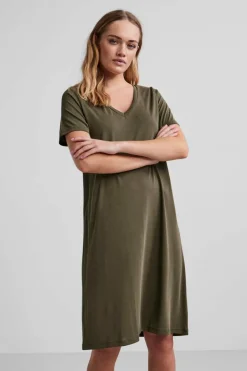 Pieces Vestido midi de Tencel Hot