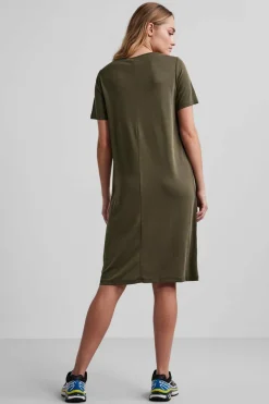 Pieces Vestido midi de Tencel Clearance