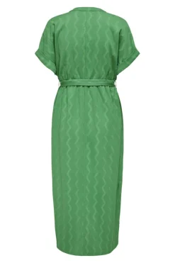 Only Maternity Vestido midi decote V maternity verde Outlet