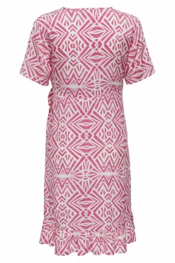 Only Maternity Vestido midi maternity dupla função rosa Clearance