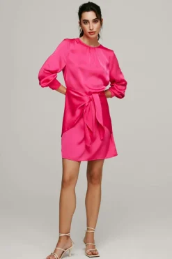 Vila Vestido mini de manga comprida. New