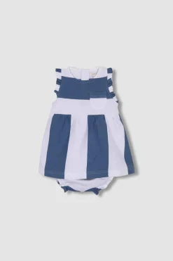 Gocco Vestido riscas -claro azul New