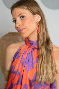 Cul Sac Vestido Sofia Flores Discount