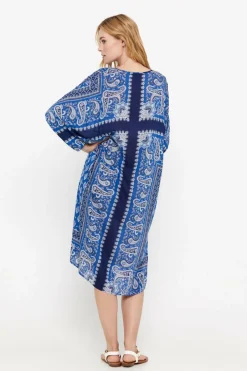 Cortefiel Vestido túnica estampada Azul Best