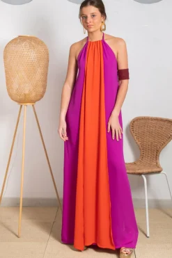 Cul Sac Vestido Ucrânia Fúcsia rosa Discount